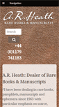 Mobile Screenshot of heathrarebooks.co.uk